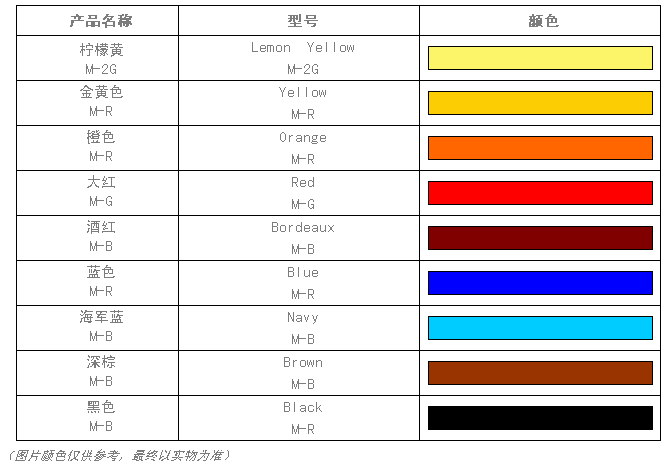 进口水性色精色卡